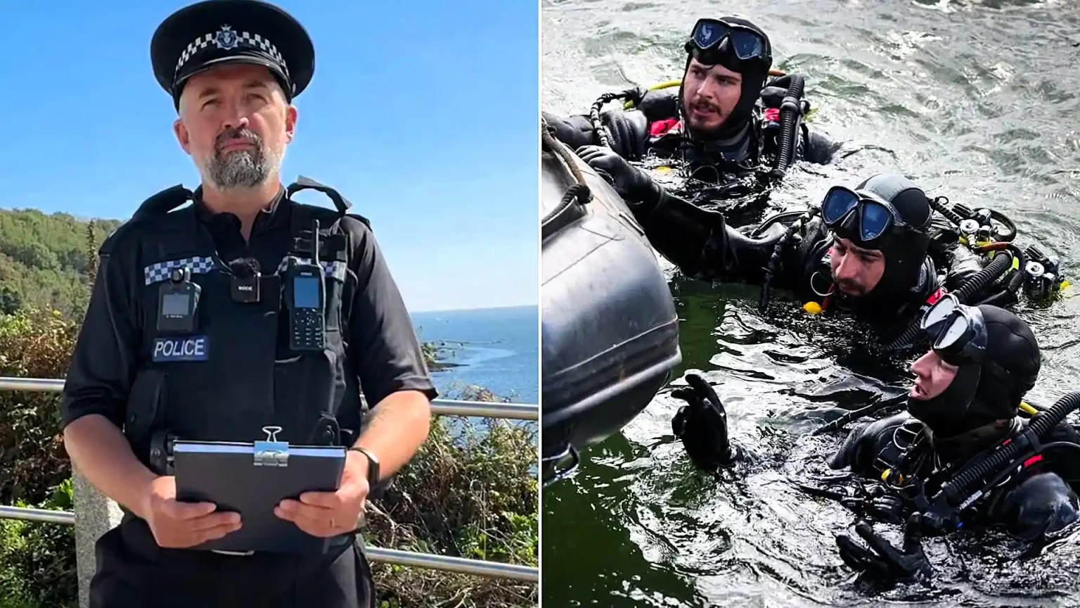 More than 300 homes are being evacuated after a suspected 250lb World War Two bomb was discovered in the sea near Falmouth Docks - sparking a huge exclusion zone.