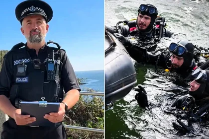More than 300 homes are being evacuated after a suspected 250lb World War Two bomb was discovered in the sea near Falmouth Docks - sparking a huge exclusion zone.