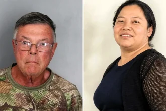 A hunter has been charged with manslaughter after allegedly mistaking a woman for a deer and fatally shooting her as she walked through a field with children.
