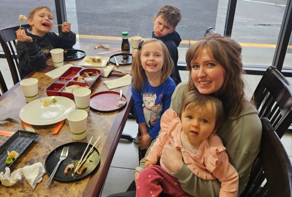 A mum-of-four went so deaf after giving birth that she couldn't hear her newborn cry - and feared she'd never hear her children's voices again.