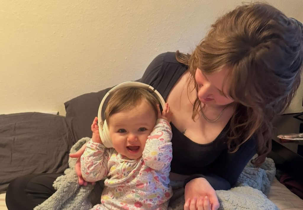 A mum-of-four went so deaf after giving birth that she couldn't hear her newborn cry - and feared she'd never hear her children's voices again.