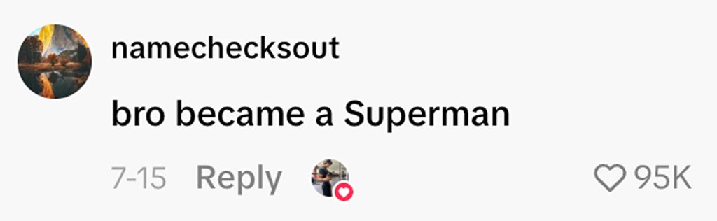 Social media comment on the post of David ate until it physically hurt and was convinced he was dying at 19 - three years on he's 19st 7lbs lighter and unrecognisable