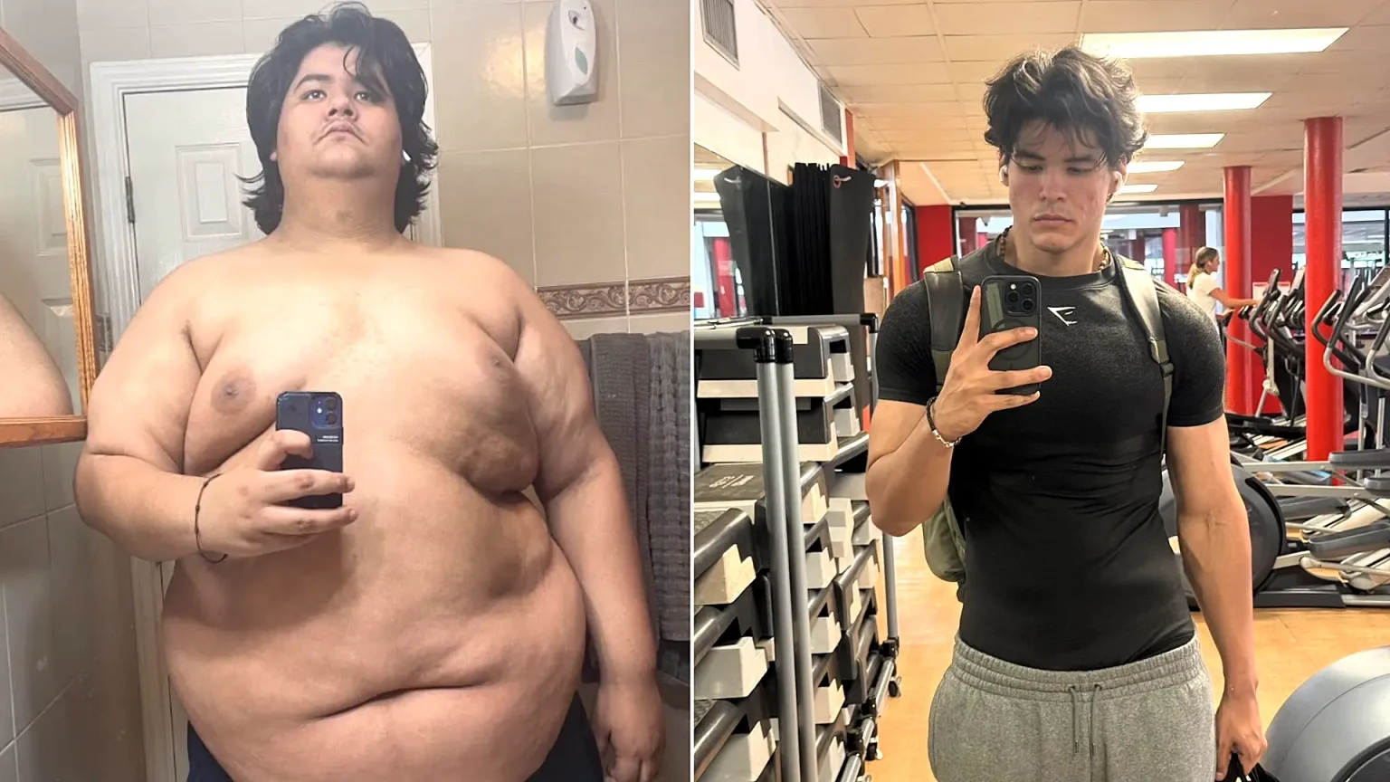David ate until it physically hurt and was convinced he was dying at 19 - three years on he's 19st 7lbs lighter and unrecognisable