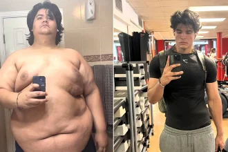 David ate until it physically hurt and was convinced he was dying at 19 - three years on he's 19st 7lbs lighter and unrecognisable