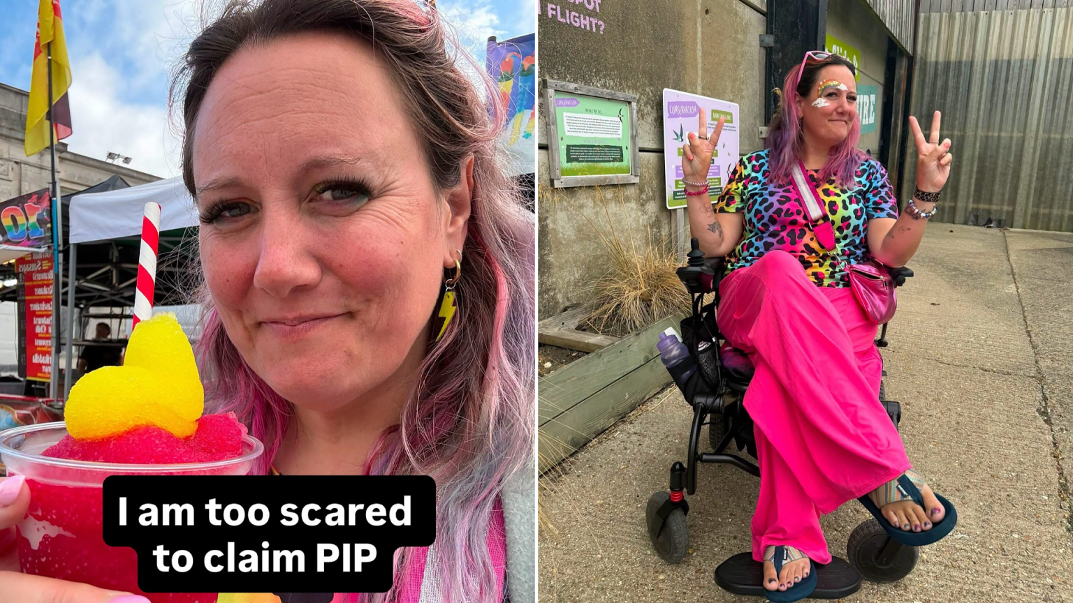 A disabled woman has been left terrified to claim benefits she may be entitled to - fearing the PIP police will come after her if she orders a takeaway.