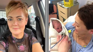Michelle Rock thought she was in the menopause - but she was 33 weeks pregnant at 42, and at 52 she is now asked if she is her daughter's granny.