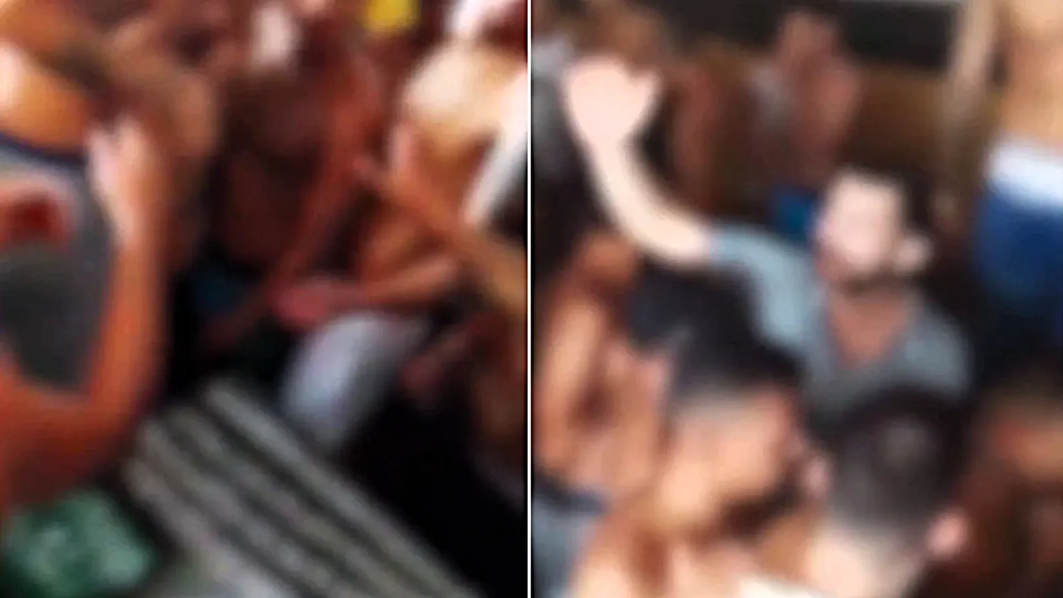 Inmates at a maximum-security prison were filmed celebrating a gang's 33rd anniversary with a cocaine "cake" - drugs officials believe were flown in by drone.