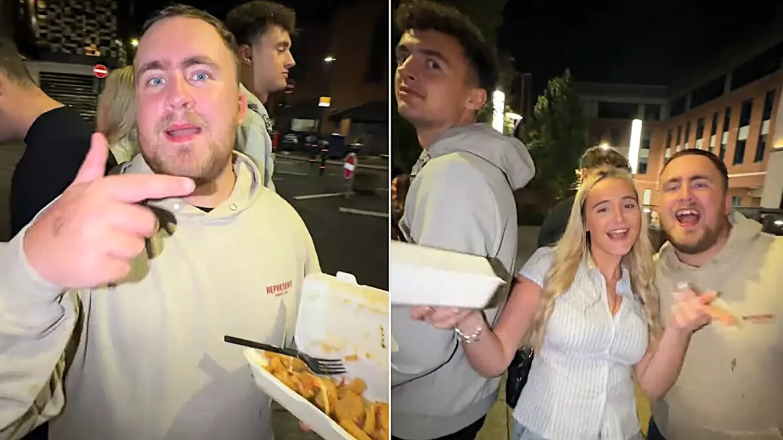 Luke Littler has left fans stunned after belting out x-rated lyrics on a boozy night out - just days before the World Series of Darts Finals in Amsterdam.