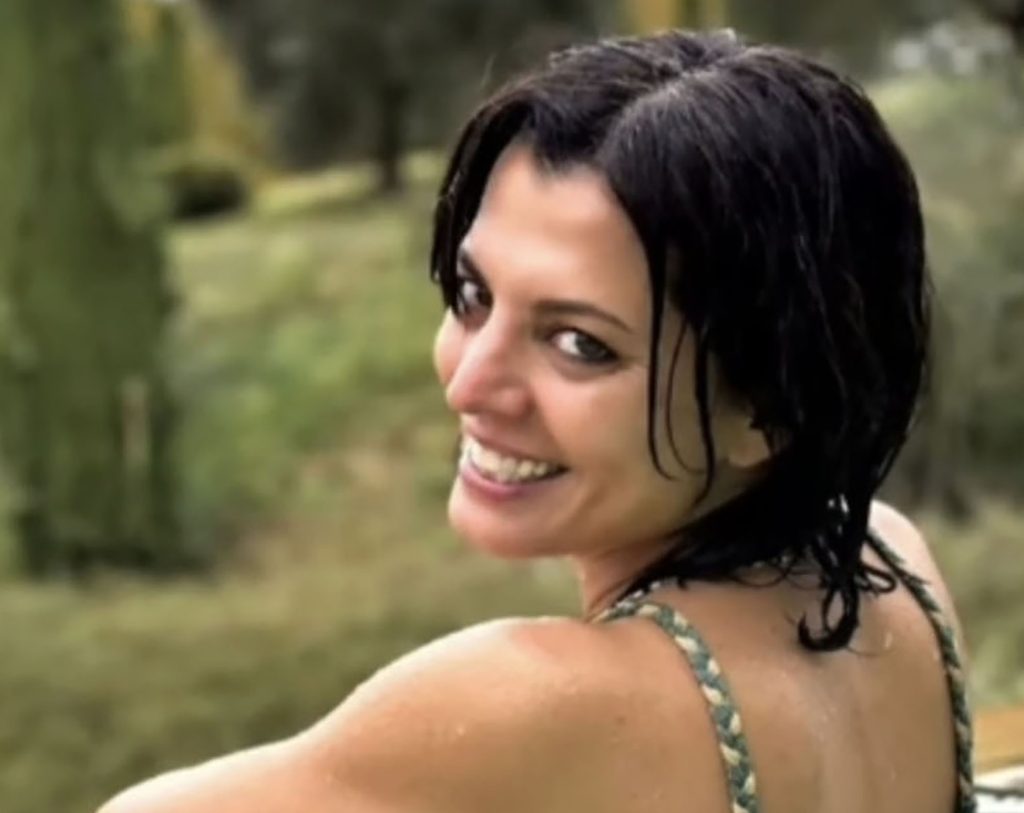 Lorena Isceri, 45, called emergency services from the boot of her own car shouting 'Help, help' - minutes later her ex allegedly threw her from a motorway bridge.