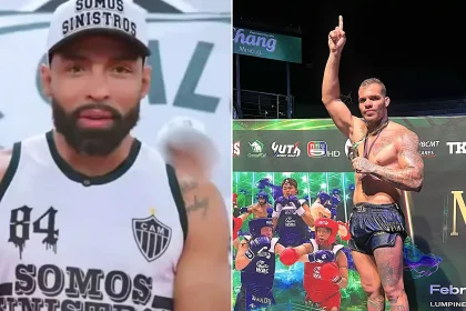 An MMA fighter was shot twice in the bum at an amateur football match after a video he posted allegedly angered a rival faction in his own ultra firm.