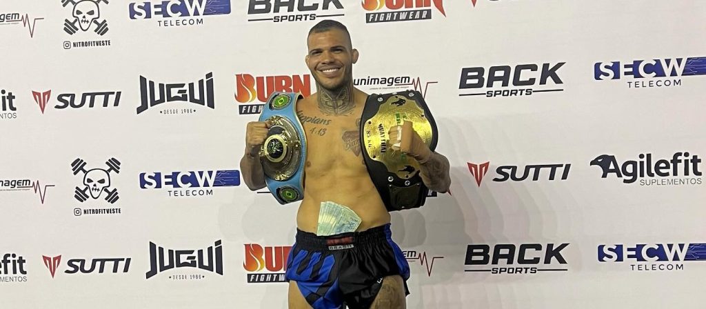 An MMA fighter was shot twice in the bum at an amateur football match after a video he posted allegedly angered a rival faction in his own ultra firm.