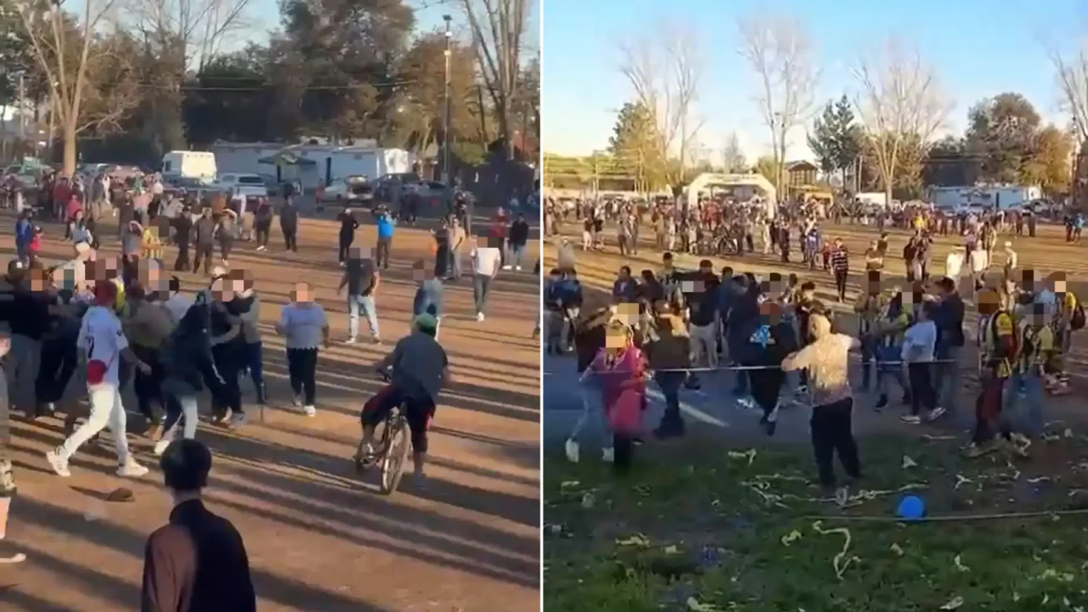 A Sunday league brawl spilled into A&E where a man is accused of bursting in and attacking the medics treating the casualties from the football fight.