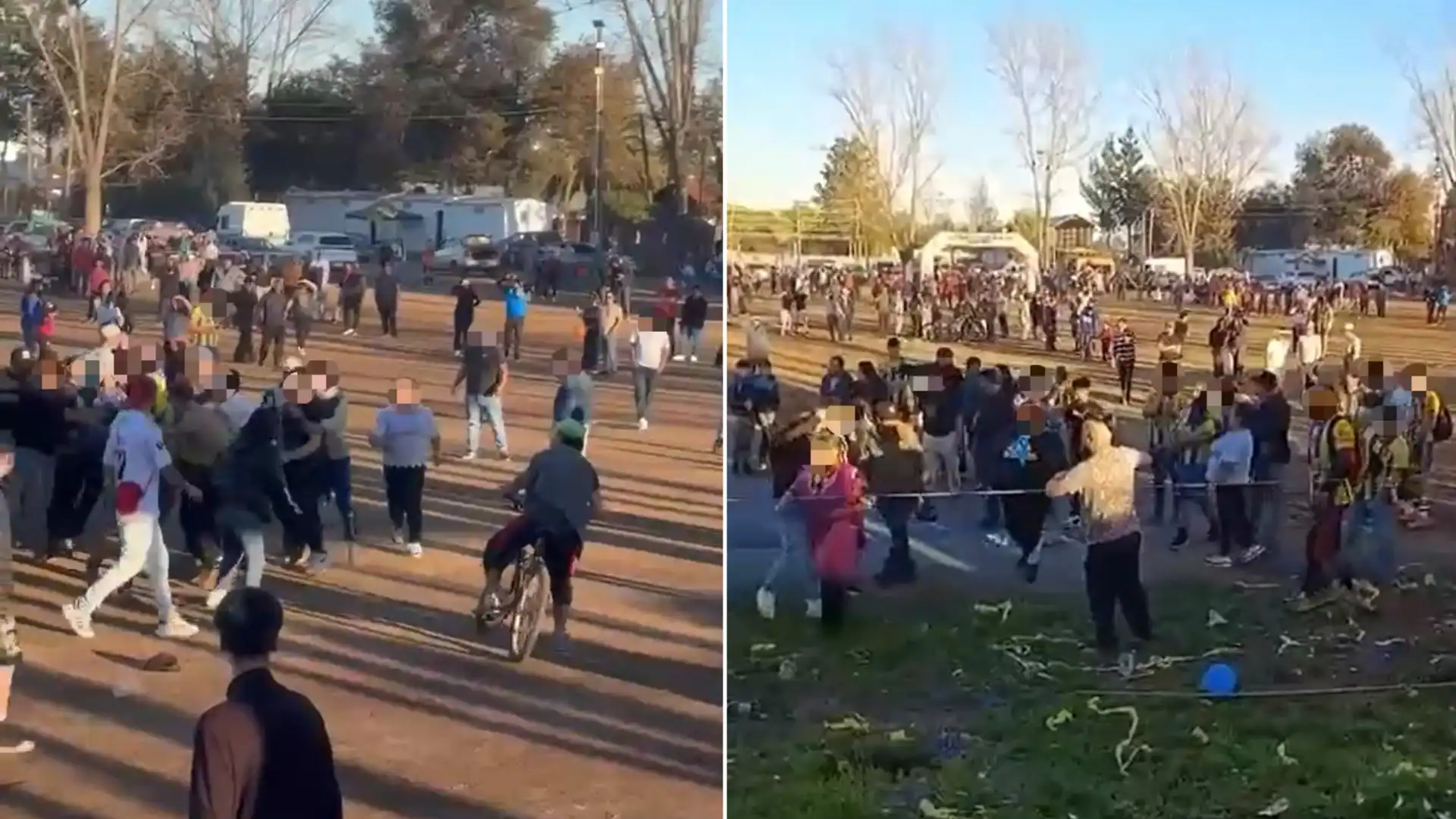 Mass brawl breaks out at amateur football match before spilling into A&E