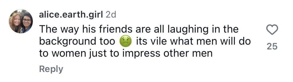 A biker whacked an "inappropriate" old man after he jumped onto her motorcycle and grabbed her hips while she sat in traffic - as his mates laughed.