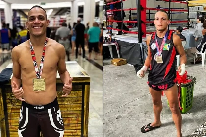 Dad-of-one Muay Thai fighter Cristiano Gonçalves Figueira, 31, was shot dead in Rio de Janeiro after allegedly being mistaken for a man wearing the same colour T-shirt.
