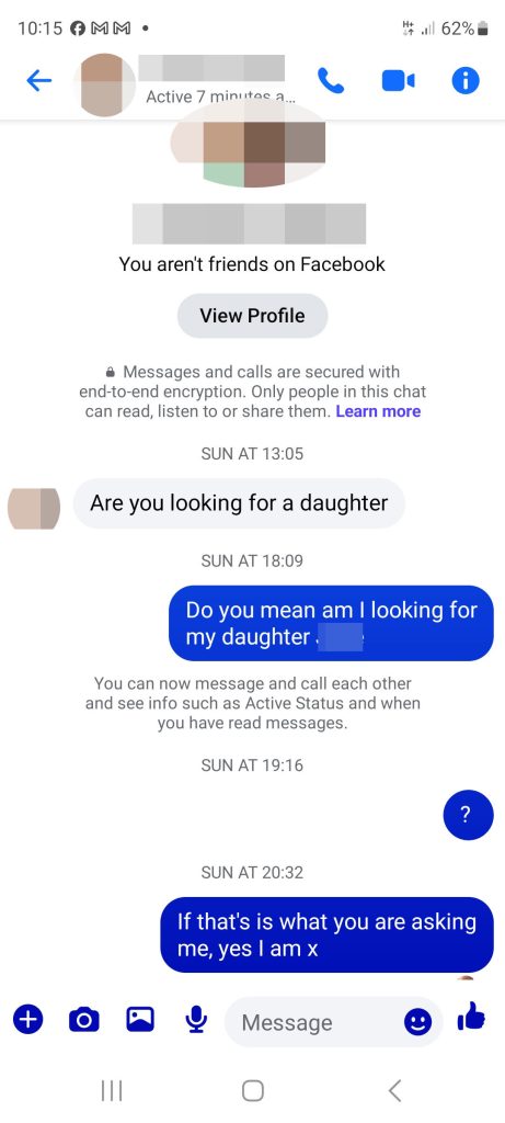 A mum searching for her adopted daughter thought she had finally found her - but the woman was a cruel catfish who conned her out of cash and destroyed her trust.