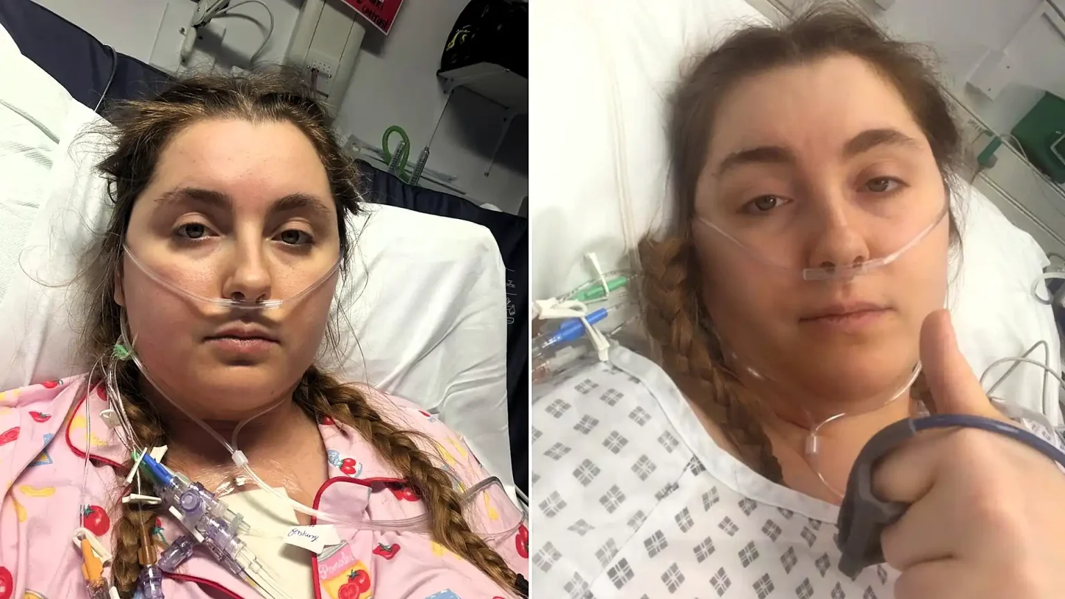A rugby-playing mum needed a wheelchair to get out of bed after pregnancy exposed a rare heart defect - and open heart surgery left her sounding like Darth Vader.