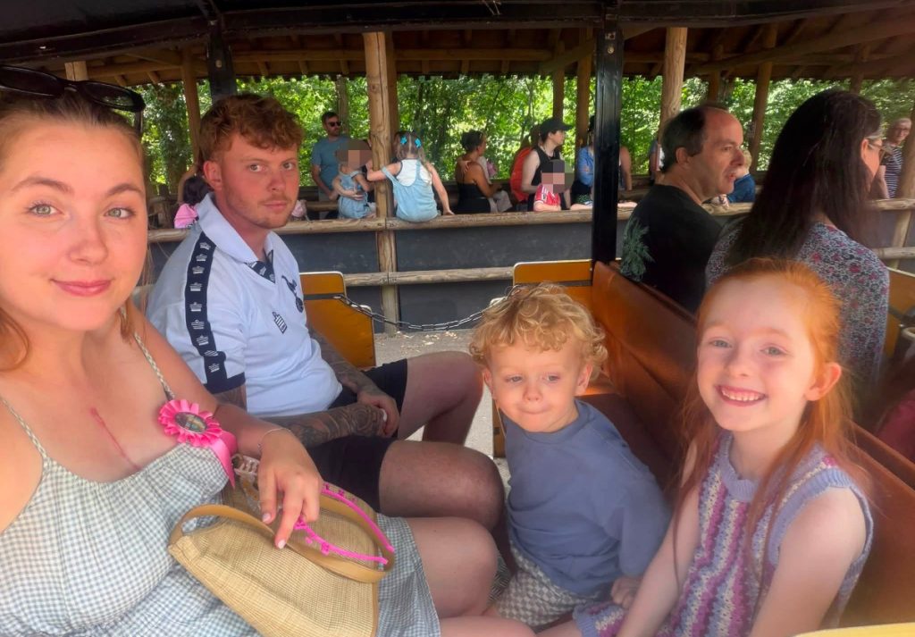 A rugby-playing mum needed a wheelchair to get out of bed after pregnancy exposed a rare heart defect - and open heart surgery left her sounding like Darth Vader.