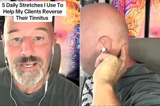 A brain health expert with 30 years' experience reveals five simple jaw and neck stretches he says can reverse tinnitus - and why the ringing is a brain issue, not hearing.