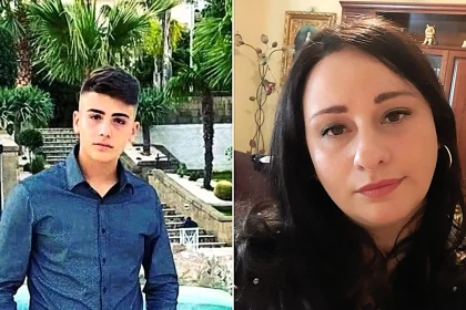A new dad died in a horror cistern accident before his mum was killed, apparently trying to save him - just four months after he welcomed his baby boy.