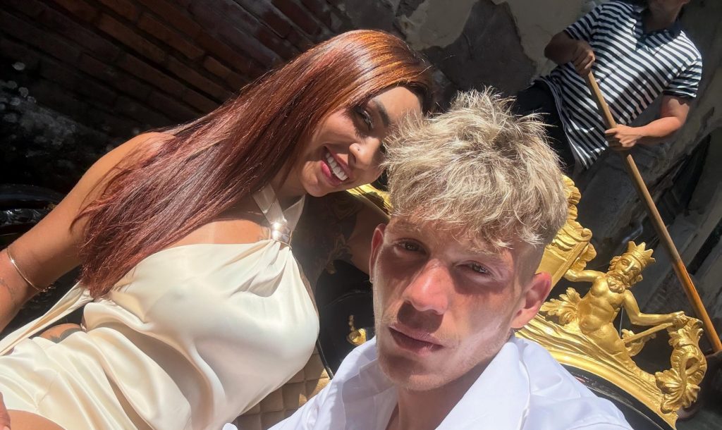 A newlywed husband has been declared brain dead and his wife is missing after their boat collided with a five-tonne water taxi - just months after their wedding.