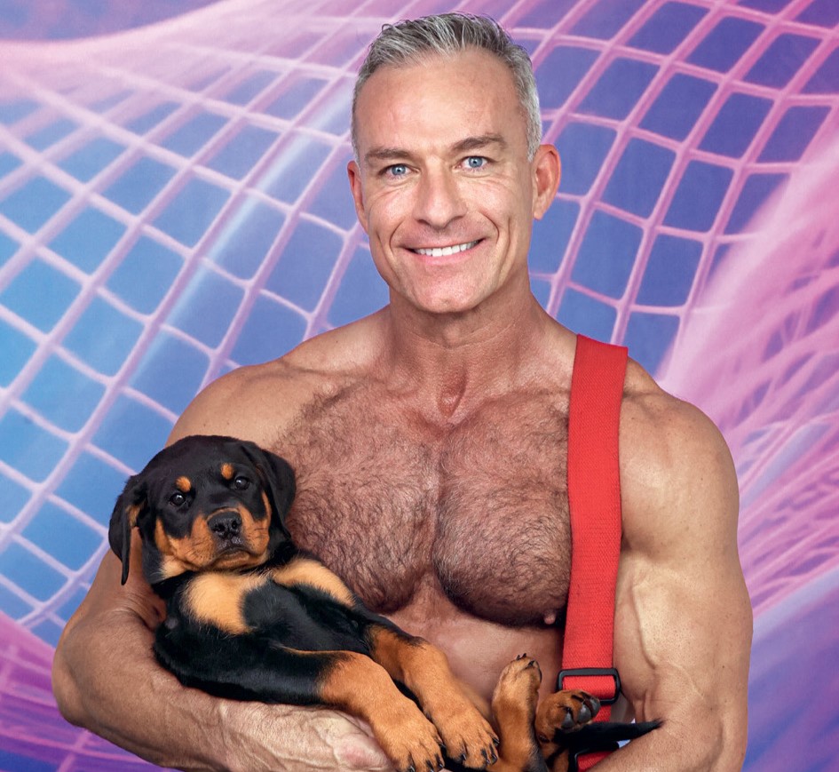Hunky Aussie firefighters strip down to red braces for a sizzling 2027 calendar - posing with everything from rescue kittens to a crocodile for charity.