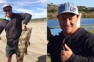 A firefighter mauled by a shark while surfing off Western Australia has been named as Mel Ismail, 50 - he made it back to shore with his arm badly injured.