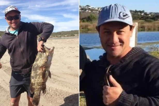 A firefighter mauled by a shark while surfing off Western Australia has been named as Mel Ismail, 50 - he made it back to shore with his arm badly injured.