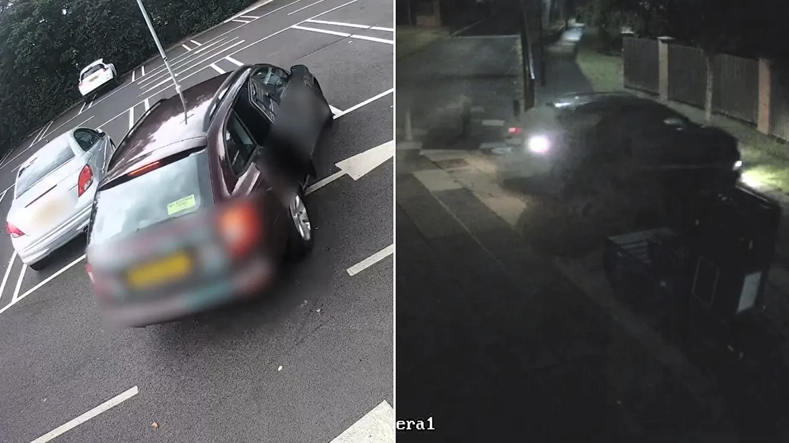 This is the shocking moment thieves use a stolen animal ambulance to ram raid a shop - causing more than £20,000 of damage before the vehicle was written off.