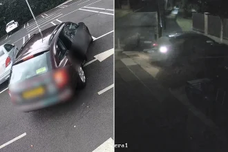 This is the shocking moment thieves use a stolen animal ambulance to ram raid a shop - causing more than £20,000 of damage before the vehicle was written off.