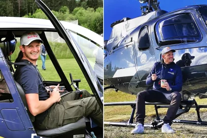 Olympic ski jumping legend Thomas Morgenstern left stunned after thieves steal his company's helicopter in the dead of night - and fly it across several borders.