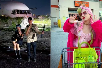 A streamer sparked fury by posing with a peace sign in front of a deadly Amazon plane crash site - she was confronted for trespassing hours after five died.