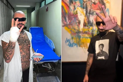 A streamer had his finger amputated after his ring snagged on a fence as he tried to sneak into Rock in Rio - despite already having a ticket for the day.