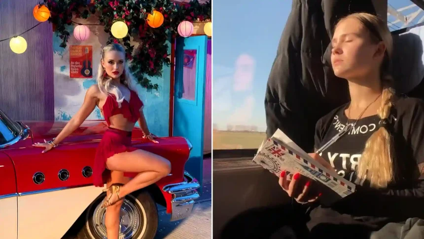 Strictly's new Ukrainian dancer Aleksandra Isaeva has shared heartbreaking footage of fleeing her home country as Putin's invasion began, saying she is proud to be Ukrainian.
