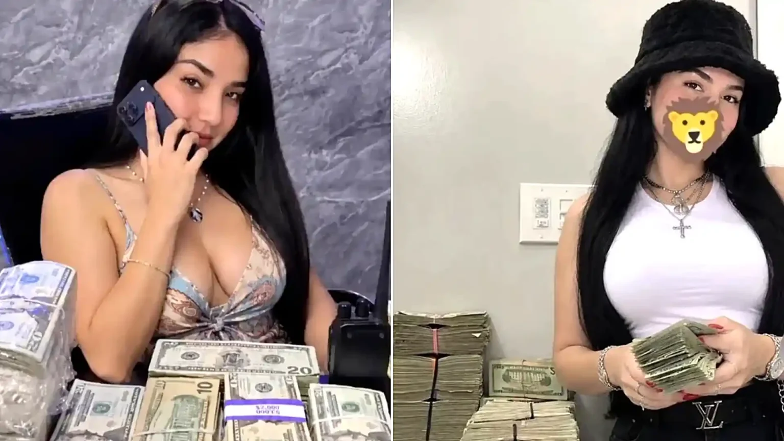 TikTok star Queen Michelle, 23, with 65million followers, is arrested in Colombia with her mum over an alleged £19.5million laundering plot for her gang boss dad.