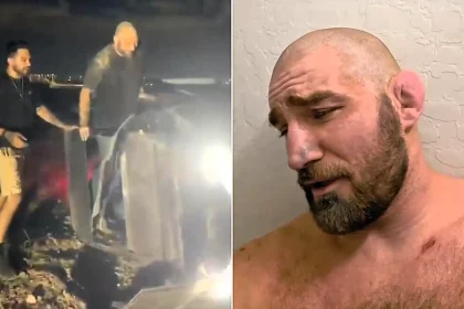 UFC champ Sean Strickland says his head smashed the ground at 60mph as his vehicle rolled six times - he had no helmet on and was sparring the next day.