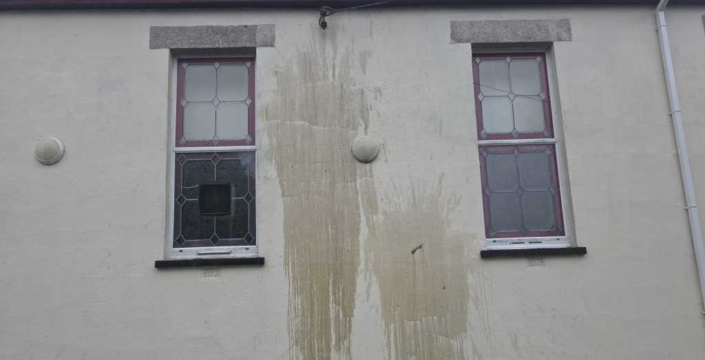 A mosque has been repeatedly rammed by a car before suspected vandals poured an oily substance across its grounds - with police treating it as racially aggravated.