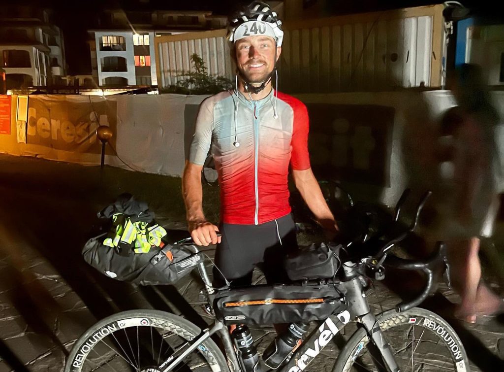 Champion ultra-cyclist Max Riese has died aged 36 after apparently hitting a deer on a downhill road in Germany - an impact so violent it tore his racing bike apart.