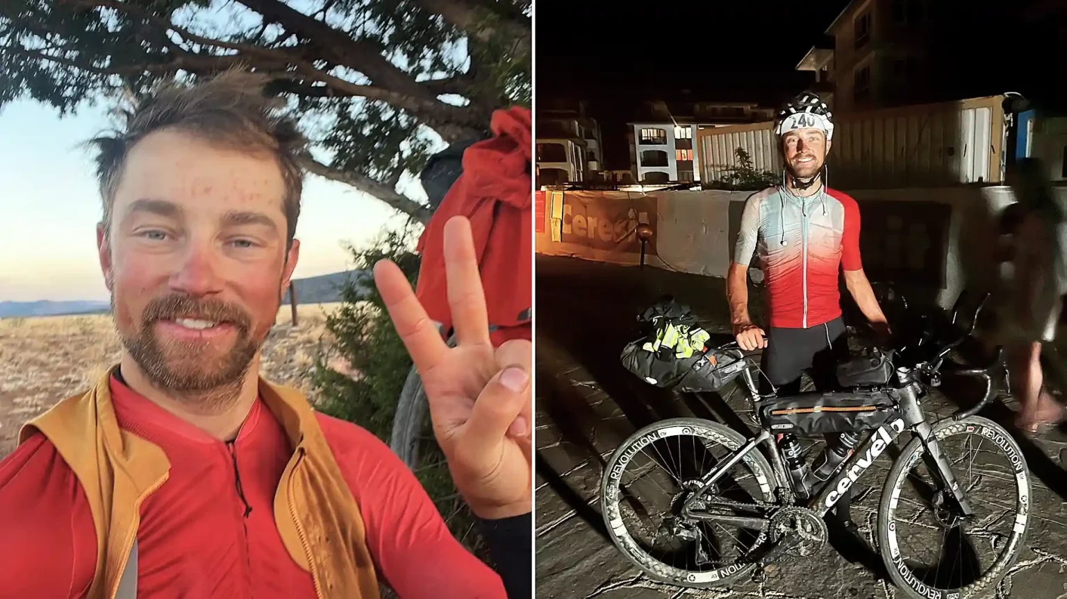 Champion ultra-cyclist Max Riese has died aged 36 after apparently hitting a deer on a downhill road in Germany - an impact so violent it tore his racing bike apart.