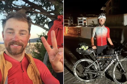 Champion ultra-cyclist Max Riese has died aged 36 after apparently hitting a deer on a downhill road in Germany - an impact so violent it tore his racing bike apart.