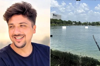 A wakeboard instructor has died after catching a rare brain-eating amoeba at work - traced to an artificial lake at a shopping centre where he taught classes.