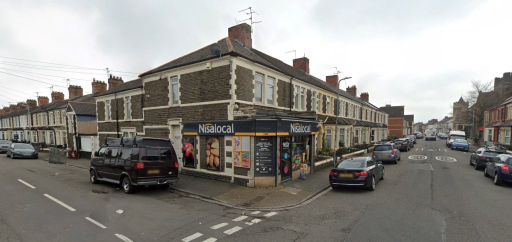 Shocking CCTV shows brazen thieves scaling a Cardiff garage at 3.30am and ripping through its second floor - only to find it full of junk and leave empty-handed.