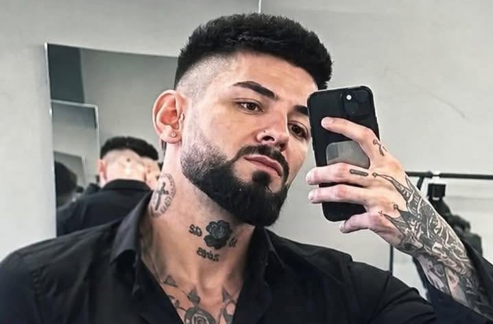 A major police investigation is underway after a 28-year-old hairstylist was found dead inside a suitcase floating in a river - with her boyfriend now on the run.