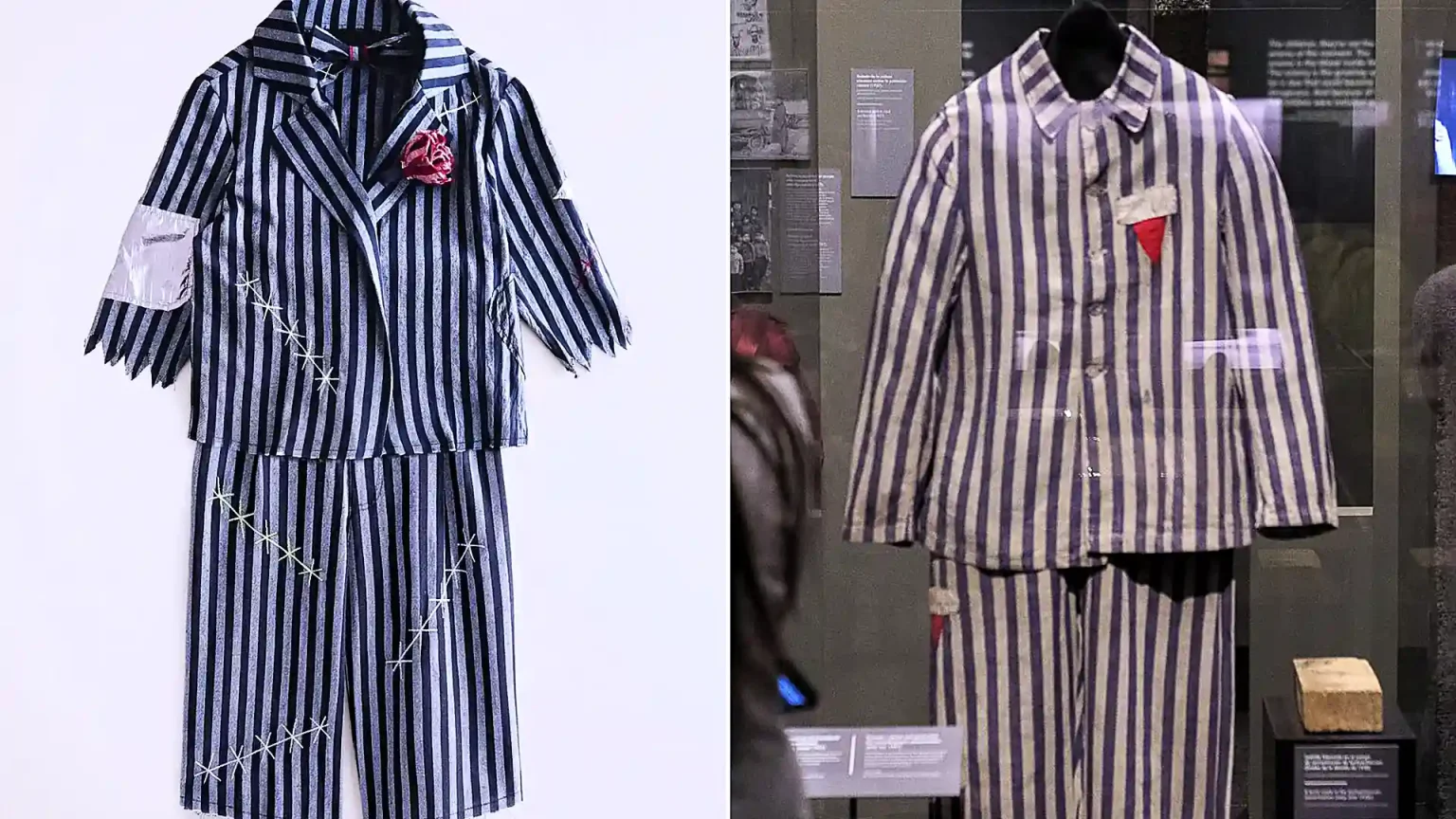 Zara has been slammed over a children's Halloween costume that shoppers claim resembles uniforms worn by Auschwitz prisoners - and it has vanished from its UK website.