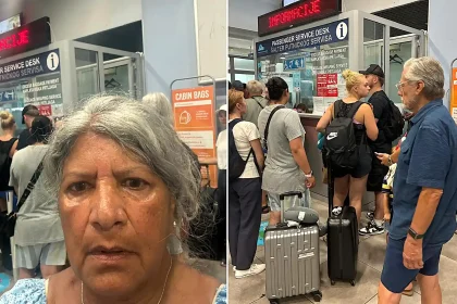 A couple's golden wedding anniversary trip ended in "anger and frustration" after they were denied boarding on an easyJet flight home and left stranded abroad.