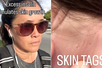 Doctors told scientist Janet Peets her skin tags were just cosmetic - but they were a warning sign of a hidden liver disease she says she has now reversed herself.