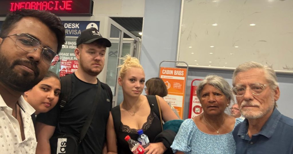 A couple's golden wedding anniversary trip ended in "anger and frustration" after they were denied boarding on an easyJet flight home and left stranded abroad.