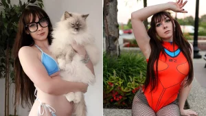 A model earning £50,000 a month says she skips supercars and designer gear to spend £2,000 a month on her four cats - they live better than most people.
