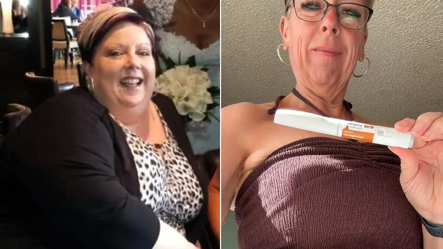 A woman who couldn't breathe and hid at the back of every family photo has shed 16st after quitting cigarettes and grab-and-go snacks costing her £500 a month.