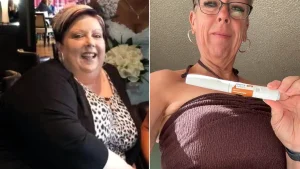 A woman who couldn't breathe and hid at the back of every family photo has shed 16st after quitting cigarettes and grab-and-go snacks costing her £500 a month.